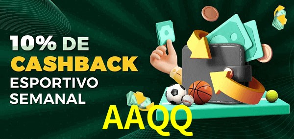 10% de bônus de cashback na AAQQ